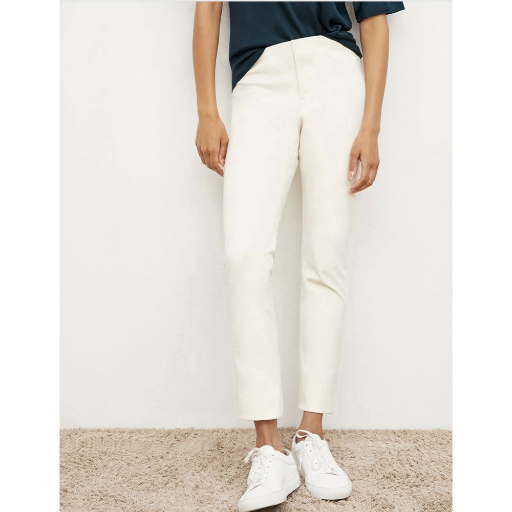 M.M LaFleur Women Sz 2 Hockley Jean Eco Better Tusk Ivory Straight Leg NWOT $239